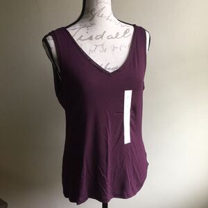 Banana Republic Tank Top Purple Petite Medium